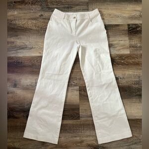 St.John Caviar White Jeans